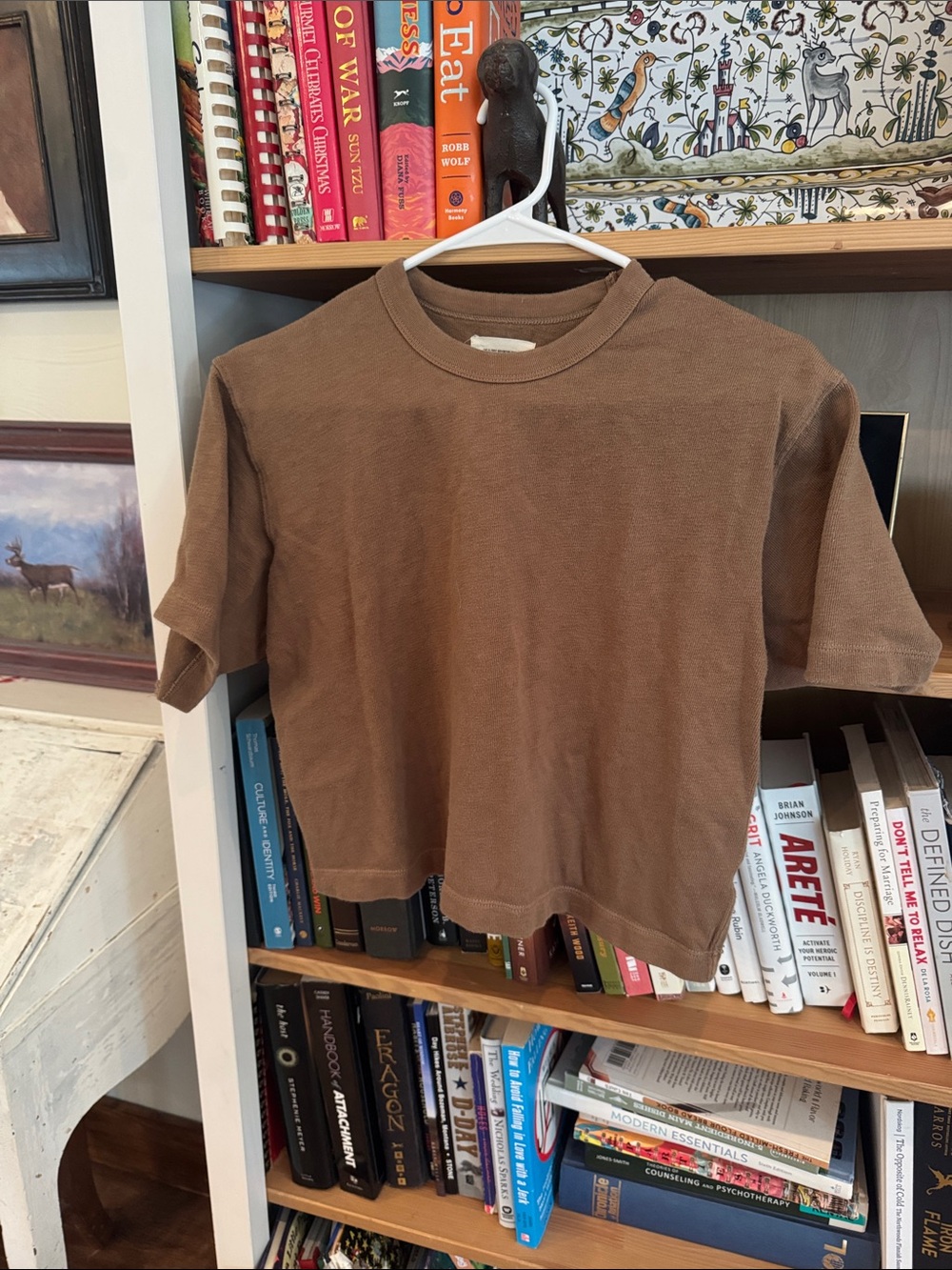 Buck Mason Short-Sleeve Tee in Brown